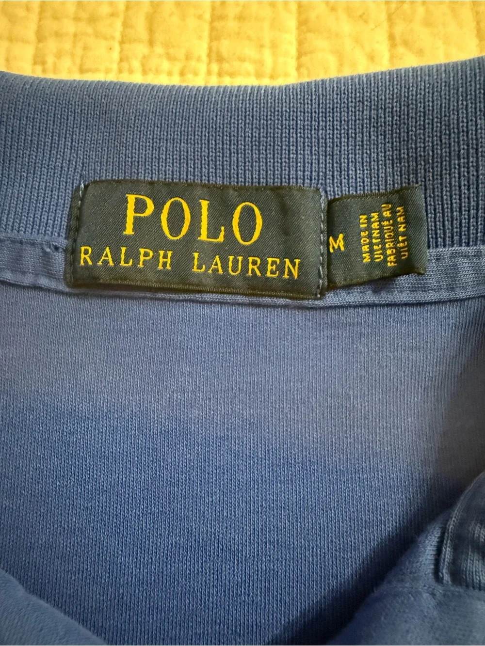 Ralph Lauren Men's Polo Shirt in Bright Blue with Red Pony